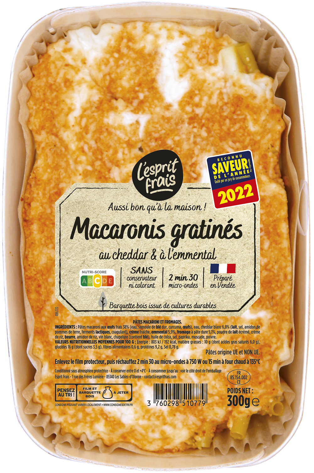 macaronis-cheddar-emmental Macaronis gratinés au cheddar et à l’emmental